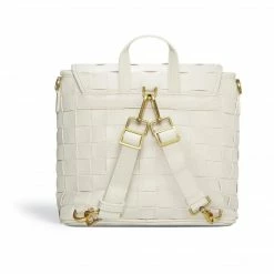 LaBante London Rosie Vegan Leather Mini Backpack | White