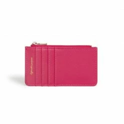 LaBante London Willow Vegan Leather Coin And Card Holder | Fuchsia
