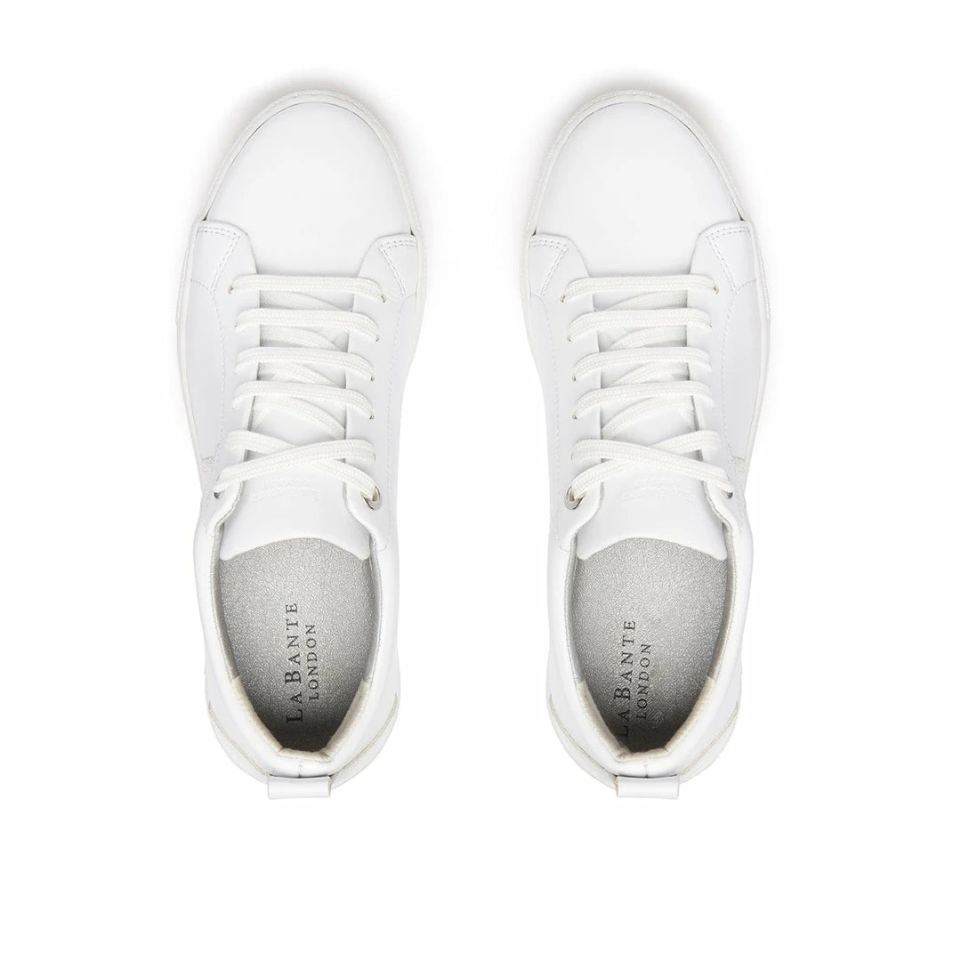 LaBante London Apple Leather Vegan Sneakers For Women | White Shoes 5 LaBante London Apple Leather Vegan Sneakers For Women | White Shoes