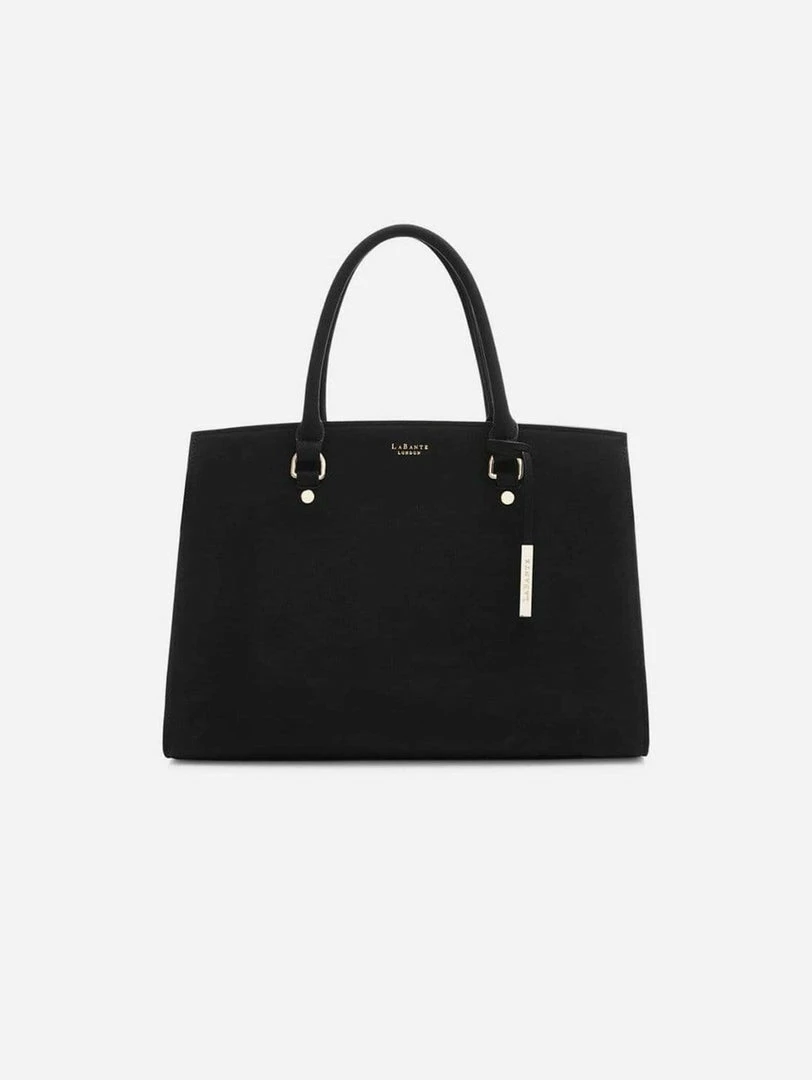 LaBante London Bags Aricia Vegan Leather Laptop Bag | Black 3 LaBante London Bags Aricia Vegan Leather Laptop Bag | Black