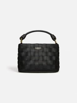 LaBante London Bella Vegan Leather Mini Crossbody Bag | Black Bags