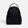 LaBante London Camberwell Quilted Vegan Leather Backpack | Black