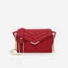LaBante London Bags Kensington Vegan Leather Crossbody Bag | Red