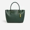 LaBante London Sophie Vegan Leather Tote Bag | Forest Green Bags