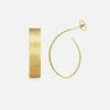 Little By Little Apple Pip 925 Sterling Silver Hoop Earrings | 24ct Gold Plated Accessories