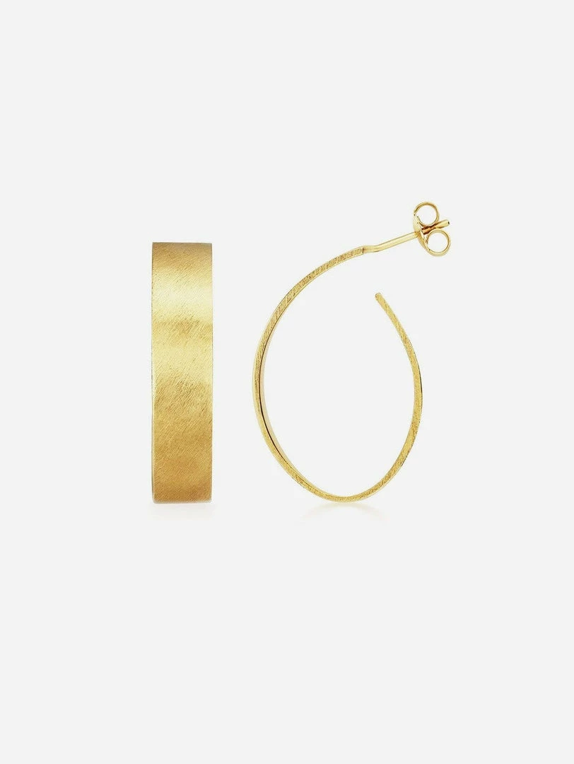 Little By Little Apple Pip 925 Sterling Silver Hoop Earrings | 24ct Gold Plated Accessories 3 Little By Little Apple Pip 925 Sterling Silver Hoop Earrings | 24ct Gold Plated Accessories