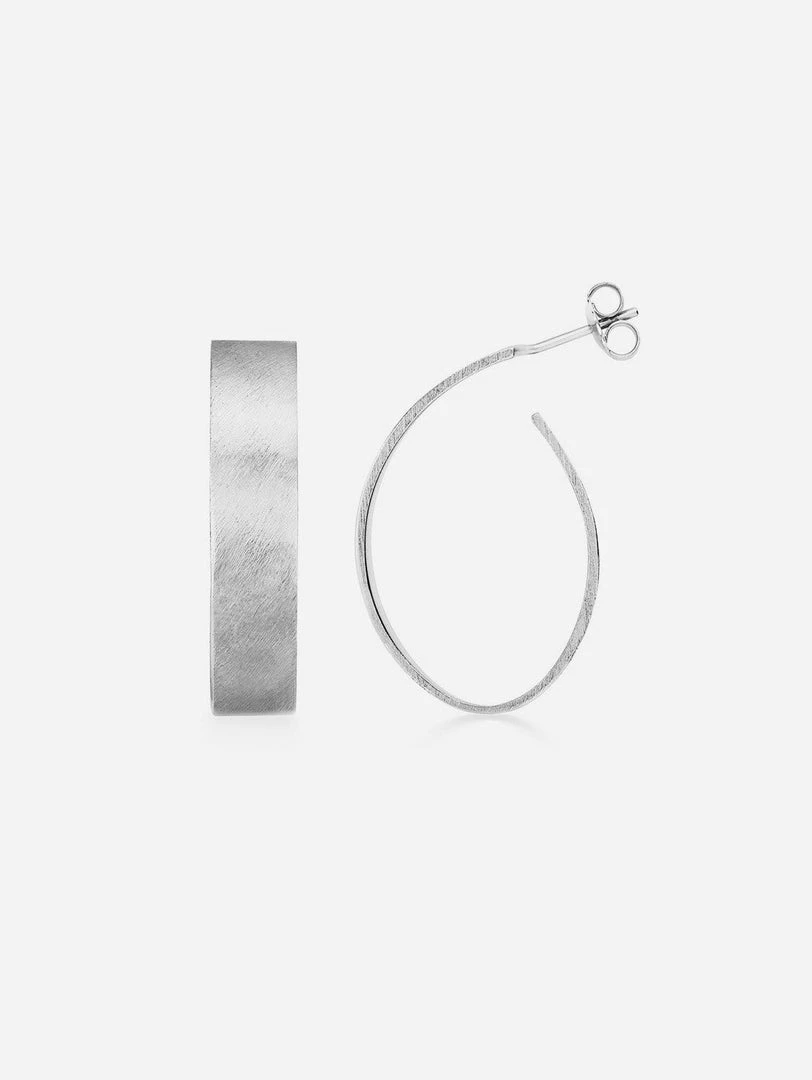 Little By Little Apple Pip 925 Sterling Silver Hoop Earrings Accessories 3 Little By Little Apple Pip 925 Sterling Silver Hoop Earrings Accessories