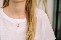 Little By Little Apple Pip 925 Sterling Silver Spinning Necklace | 24ct Gold Plated Accessories