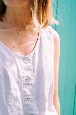 Little By Little Accessories Mustard Mixed Metal Cluster Necklace | Silver & 24ct Gold Plated