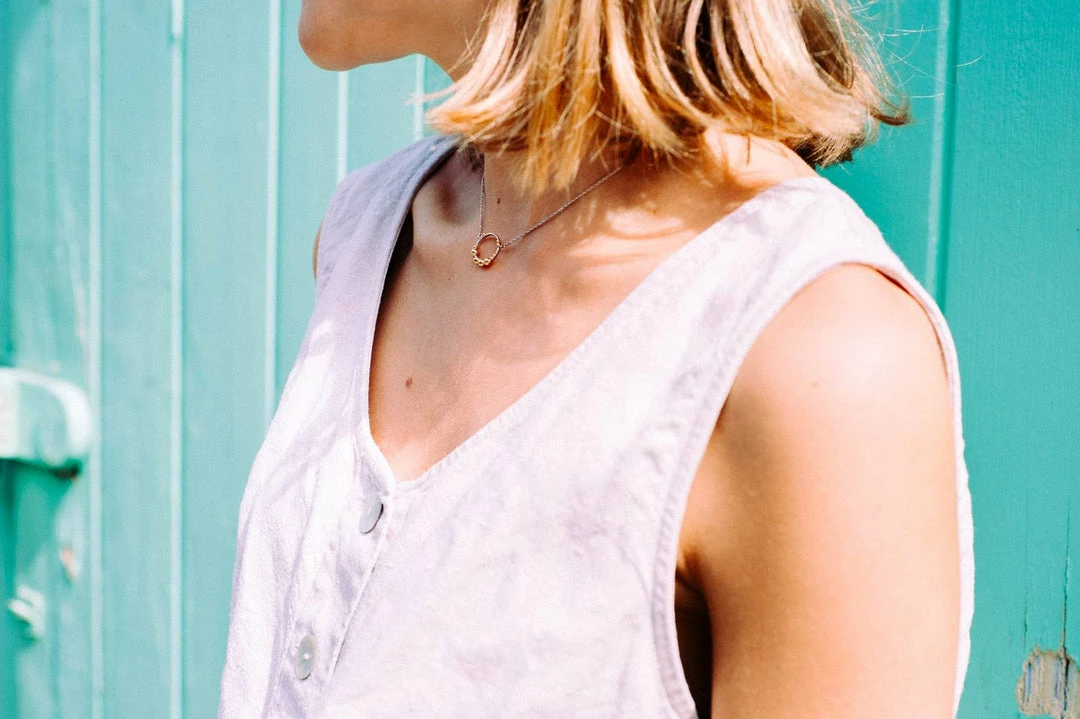 Little By Little Accessories Mustard Mixed Metal Cluster Necklace | Silver & 24ct Gold Plated 5 Little By Little Accessories Mustard Mixed Metal Cluster Necklace | Silver & 24ct Gold Plated