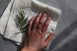 Little By Little Accessories Mustard Mixed Metal Large Matching Earrings | Silver & 24ct Gold Plated