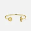 Little By Little Seville 925 Sterling Silver Bangle | 24ct Gold Plated