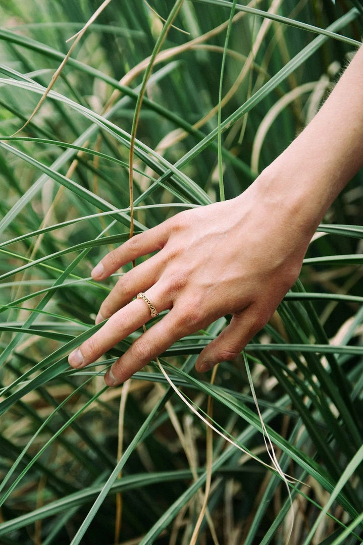 Little By Little Accessories Seville 925 Sterling Silver Crescent Ring | 24ct Gold Plated 4 Little By Little Accessories Seville 925 Sterling Silver Crescent Ring | 24ct Gold Plated