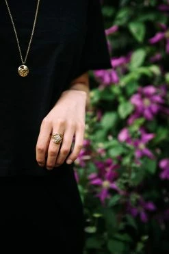 Little By Little Accessories Seville 925 Sterling Silver Crescent Ring | 24ct Gold Plated 9 Little By Little Accessories Seville 925 Sterling Silver Crescent Ring | 24ct Gold Plated