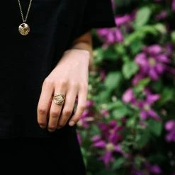 Little By Little Seville 925 Sterling Silver Crescent Ring