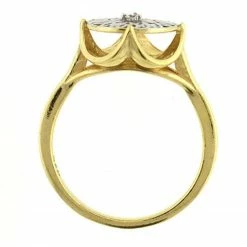 Little By Little Seville 925 Sterling Silver Crown Ring | 24ct Gold Plated Accessories