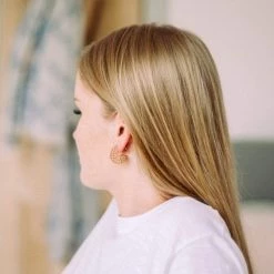 Little By Little Seville 925 Sterling Silver Hoop Earrings | 24ct Rose Gold Plated Accessories