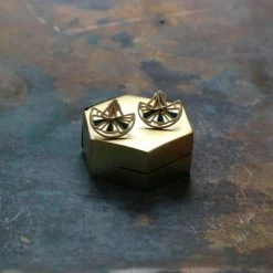 Little By Little Wedge 925 Sterling Silver Ear Jackets | 24ct Gold Plated Accessories