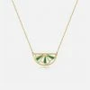 Little By Little Wedge 925 Sterling Silver Necklace | 24ct Gold Plated