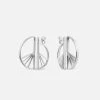 Little By Little Wedge 925 Sterling Silver Split Earrings Accessories