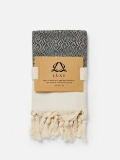 Lüks Linen Damla Organic Cotton Vegan Hand Towel | Multiple Colours