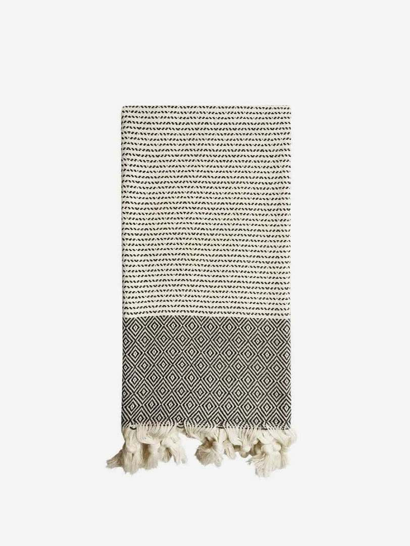 Lüks Linen Women's Vegan Gifts Under £50 Tulin Vegan Peshtemals | Black & Salt 3 Lüks Linen Women's Vegan Gifts Under £50 Tulin Vegan Peshtemals | Black & Salt