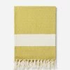 Lüks Linen Damla Organic Cotton Vegan Handwoven Blanket | Multiple Colours