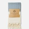 Lüks Linen Damla Organic Cotton Vegan Hand Towel | Multiple Colours