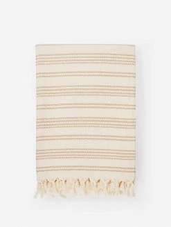 Lüks Linen Women's Gifts Under £100 Hilmi Artisan Cotton Vegan Throw | Multiple Colours