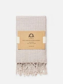 Lüks Linen Homeware Rulo Cotton Waffle Vegan Hand & Tea Towel | Multiple Colours