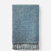 Lüks Linen Women's Vegan Gifts Under £50 Rulo Waffle Vegan Peshtemal | Marine Blue