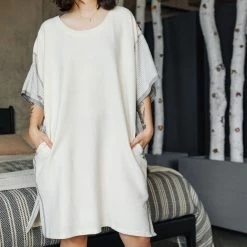 Lüks Linen Mete Cotton Midi Lounge Dress | Black & Salt Clothing 13 Lüks Linen Mete Cotton Midi Lounge Dress | Black & Salt Clothing