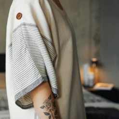 Lüks Linen Mete Cotton Midi Lounge Dress | Black & Salt Clothing 17 Lüks Linen Mete Cotton Midi Lounge Dress | Black & Salt Clothing