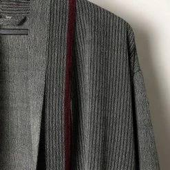 Lüks Linen Mete Vegan Lounge Gown | Charcoal Clothing