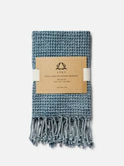 Lüks Linen Homeware Rulo Cotton Waffle Vegan Hand & Tea Towel | Multiple Colours