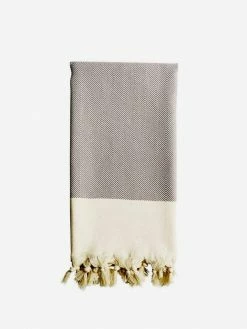 Lüks Linen Eren Vegan Peshtemal | Slate Grey Women's Vegan Gifts Under £30