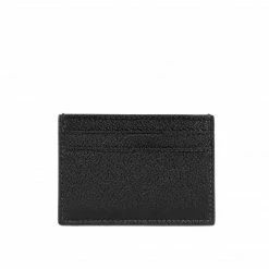 LUXTRA Colvin Apple Leather Vegan Card Holder | Black