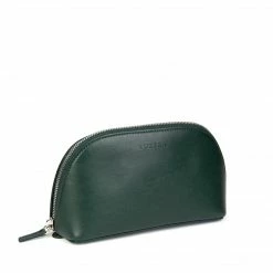 LUXTRA Ava Apple Leather Vegan Cosmetics Case | Forest Green Accessories 8 LUXTRA Ava Apple Leather Vegan Cosmetics Case | Forest Green Accessories