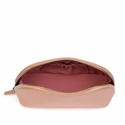 LUXTRA Ava Apple Leather Vegan Cosmetics Case | Ballet Pink Accessories