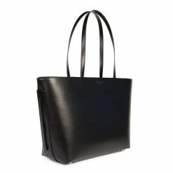 LUXTRA Smooth Apple Leather Vegan Tote | Black Bags 12 LUXTRA Smooth Apple Leather Vegan Tote | Black Bags