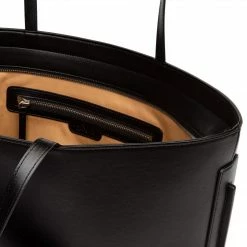LUXTRA Smooth Apple Leather Vegan Tote | Black Bags 11 LUXTRA Smooth Apple Leather Vegan Tote | Black Bags