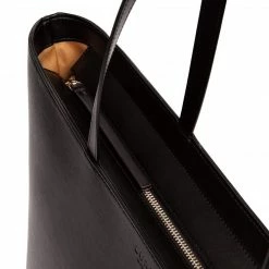 LUXTRA Smooth Apple Leather Vegan Tote | Black Bags 13 LUXTRA Smooth Apple Leather Vegan Tote | Black Bags