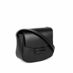 LUXTRA Vida Apple Leather Vegan Saddle Bag | Black Bags 11 LUXTRA Vida Apple Leather Vegan Saddle Bag | Black Bags