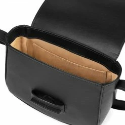 LUXTRA Vida Apple Leather Vegan Saddle Bag | Black Bags 12 LUXTRA Vida Apple Leather Vegan Saddle Bag | Black Bags
