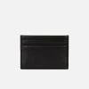 LUXTRA Colvin Smooth Apple Leather Vegan Card Holder | Black Accessories