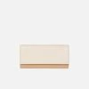 LUXTRA Evening Bags Esther Recycled Nylon Continental Wallet | Cream Tricolour
