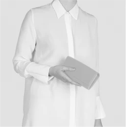 LUXTRA Esther Recycled Nylon Continental Wallet | Pink Tricolour