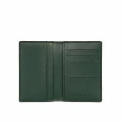 LUXTRA Hedy Apple Leather Vegan Compact Wallet | Ivy