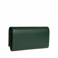 LUXTRA Esther Smooth Apple Leather Vegan Continental Wallet | Ivy 11 LUXTRA Esther Smooth Apple Leather Vegan Continental Wallet | Ivy