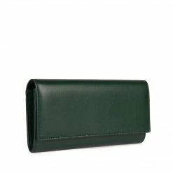 LUXTRA Esther Smooth Apple Leather Vegan Continental Wallet | Ivy 12 LUXTRA Esther Smooth Apple Leather Vegan Continental Wallet | Ivy
